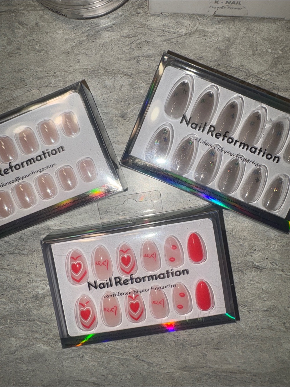 NWT Nail Reformation Press On Nail Kits (X3)